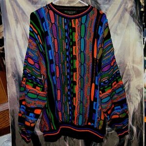 Protege Coogi Style Sweater,  Christine Condition Very Vibrant No Flaws Men's 2X